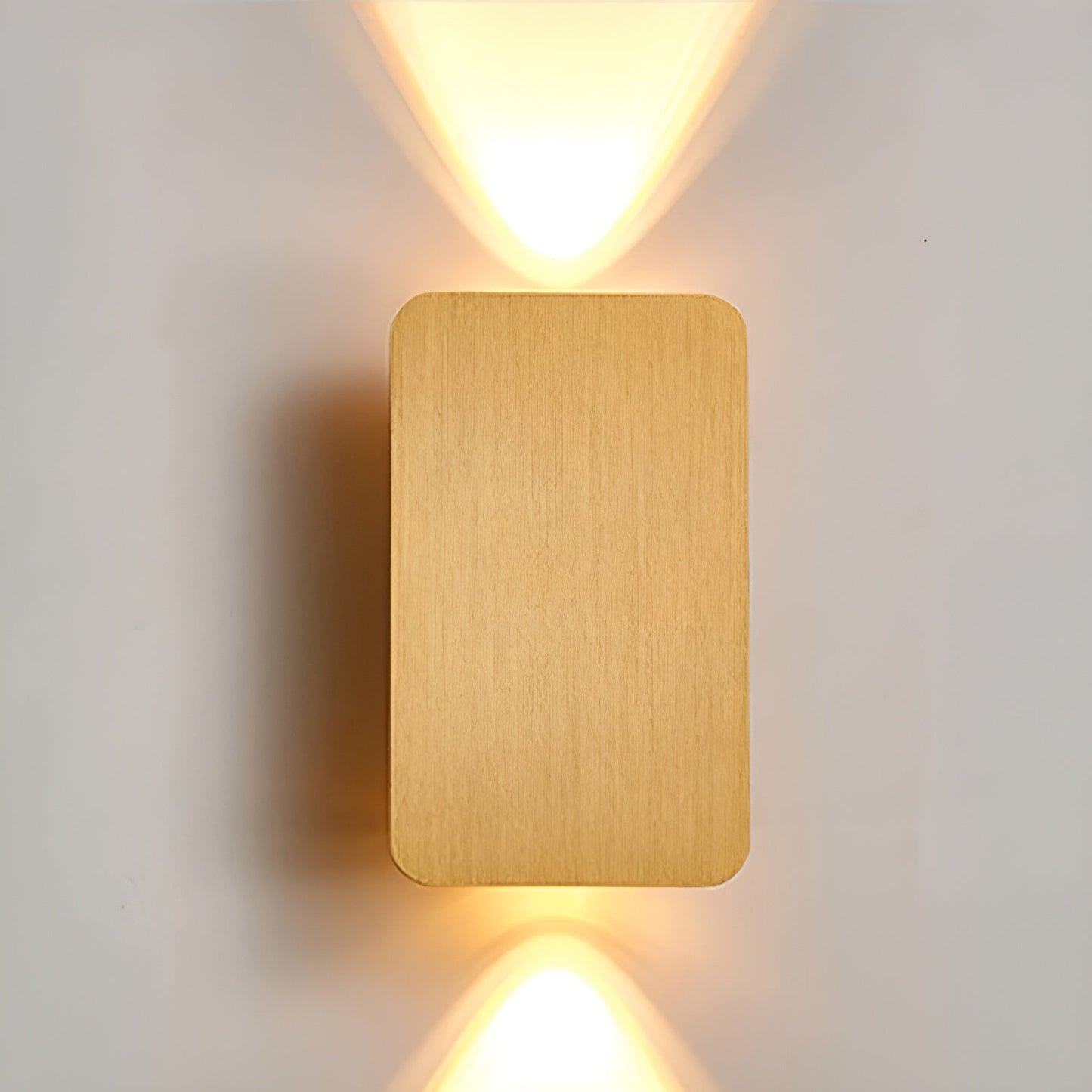 Modern Wall Light Sconce - Elegant Rectangular Design with Warm Dual Beam for Cozy Atmosphere, Ideal for Living Room and Bedroom