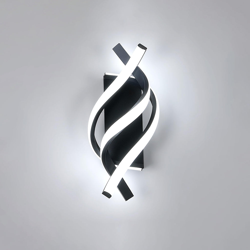 Modern LED Wall Sconce Light - Stylish Aluminum Wall Lamp for Cozy Interior Atmosphere - Ideal for Bedrooms & Living Rooms