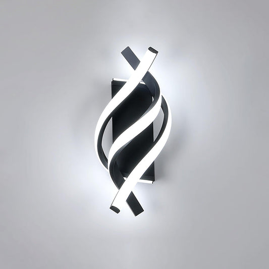 Modern LED Wall Sconce Light - Stylish Aluminum Wall Lamp for Cozy Interior Atmosphere - Ideal for Bedrooms & Living Rooms