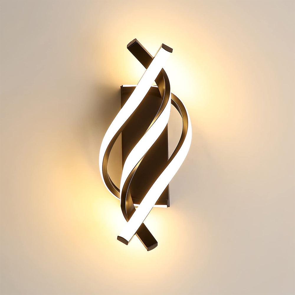 Modern LED Wall Sconce Light - Stylish Aluminum Wall Lamp for Cozy Interior Atmosphere - Ideal for Bedrooms & Living Rooms