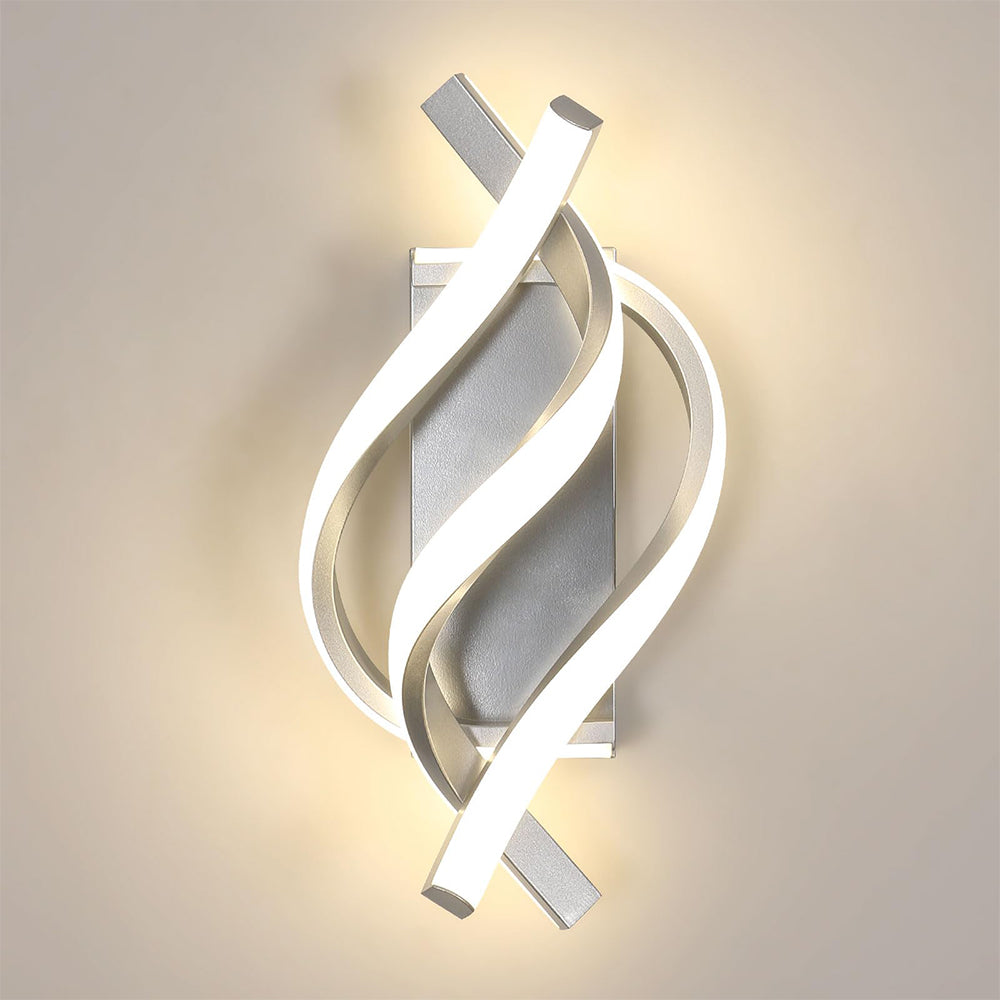 Modern LED Wall Sconce Light - Stylish Aluminum Wall Lamp for Cozy Interior Atmosphere - Ideal for Bedrooms & Living Rooms