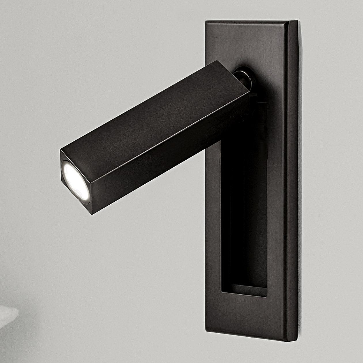 Modern Adjustable LED Wall Sconce Light - Contemporary Wall Lamp for Reading, Available in Black, Copper, and Nickel Finish