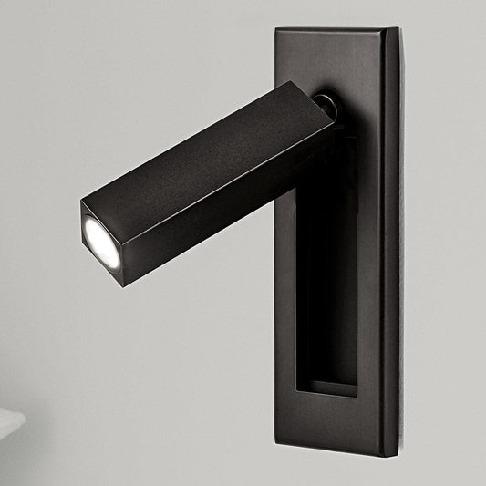 Modern Adjustable LED Wall Sconce Light - Contemporary Wall Lamp for Reading, Available in Black, Copper, and Nickel Finish