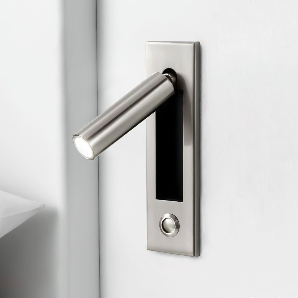 Modern Adjustable LED Wall Sconce Light - Contemporary Wall Lamp for Reading, Available in Black, Copper, and Nickel Finish