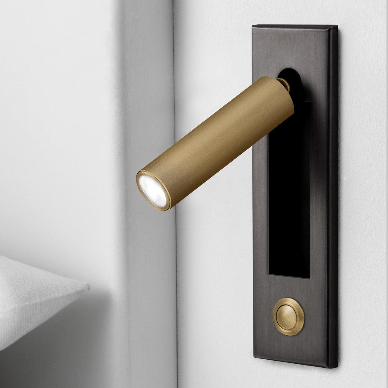Modern Adjustable LED Wall Sconce Light - Contemporary Wall Lamp for Reading, Available in Black, Copper, and Nickel Finish