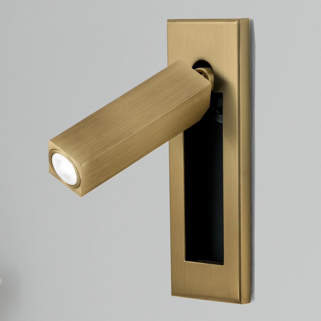 Modern Adjustable LED Wall Sconce Light - Contemporary Wall Lamp for Reading, Available in Black, Copper, and Nickel Finish