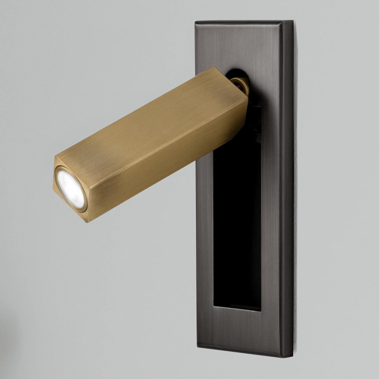 Modern Adjustable LED Wall Sconce Light - Contemporary Wall Lamp for Reading, Available in Black, Copper, and Nickel Finish