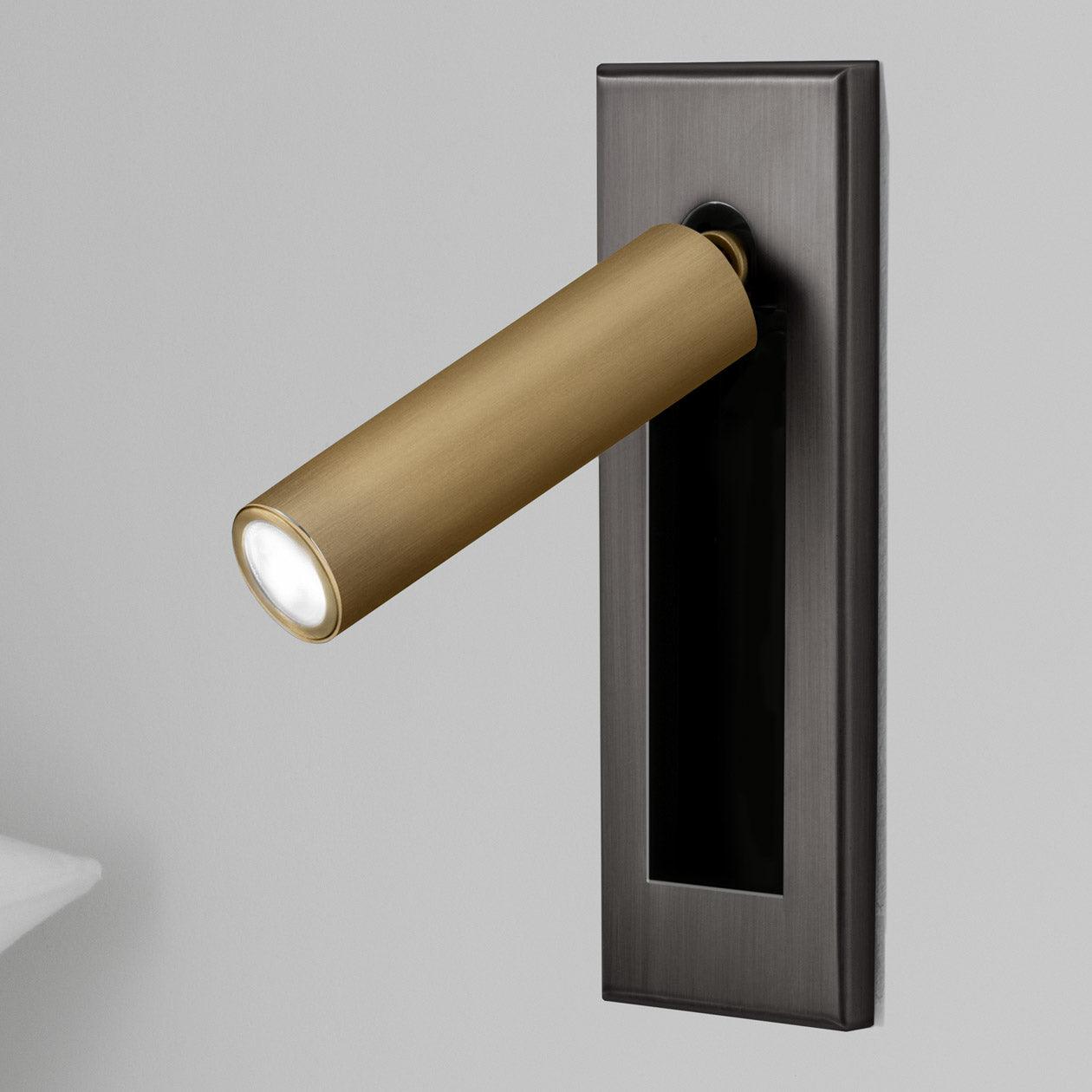 Modern Adjustable LED Wall Sconce Light - Contemporary Wall Lamp for Reading, Available in Black, Copper, and Nickel Finish
