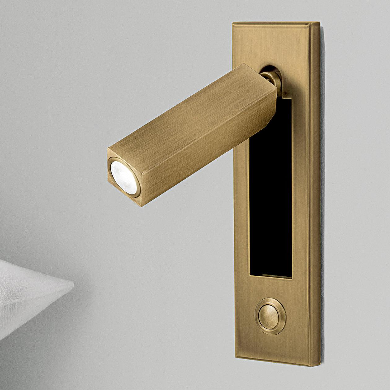Modern Adjustable LED Wall Sconce Light - Contemporary Wall Lamp for Reading, Available in Black, Copper, and Nickel Finish