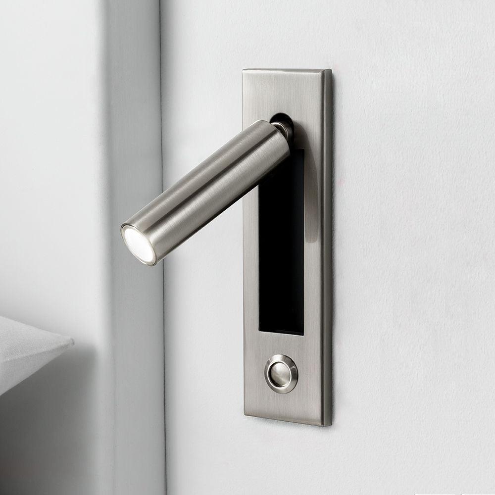 Modern Adjustable LED Wall Sconce Light - Contemporary Wall Lamp for Reading, Available in Black, Copper, and Nickel Finish