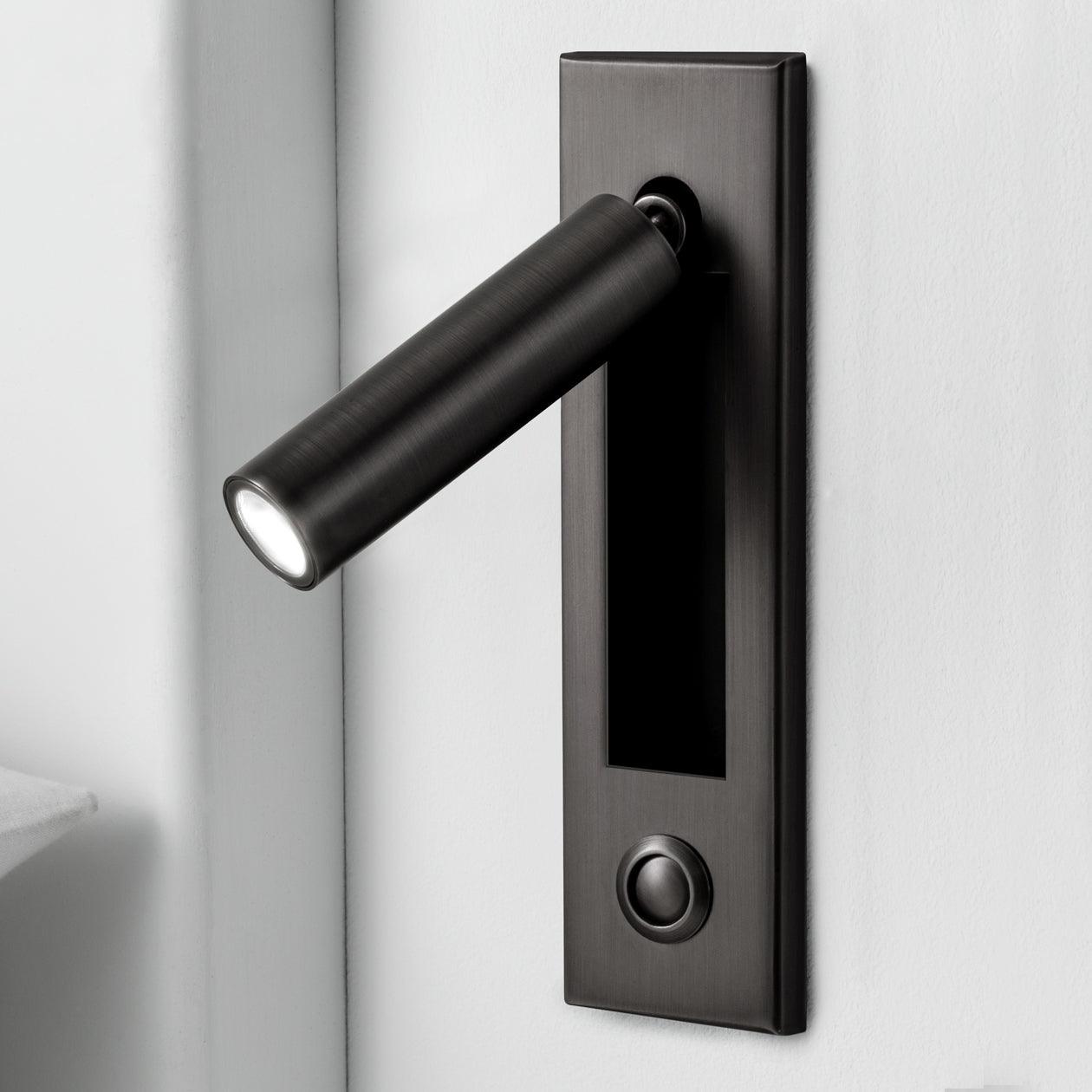 Modern Adjustable LED Wall Sconce Light - Contemporary Wall Lamp for Reading, Available in Black, Copper, and Nickel Finish