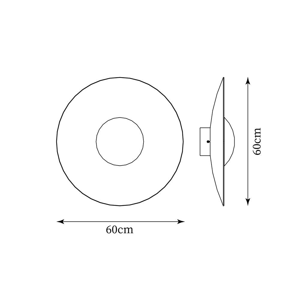 Montero Modern Wall Sconce Lighting with LED, Minimalist Design for Living Room and Bedroom, Available in Multiple Colors