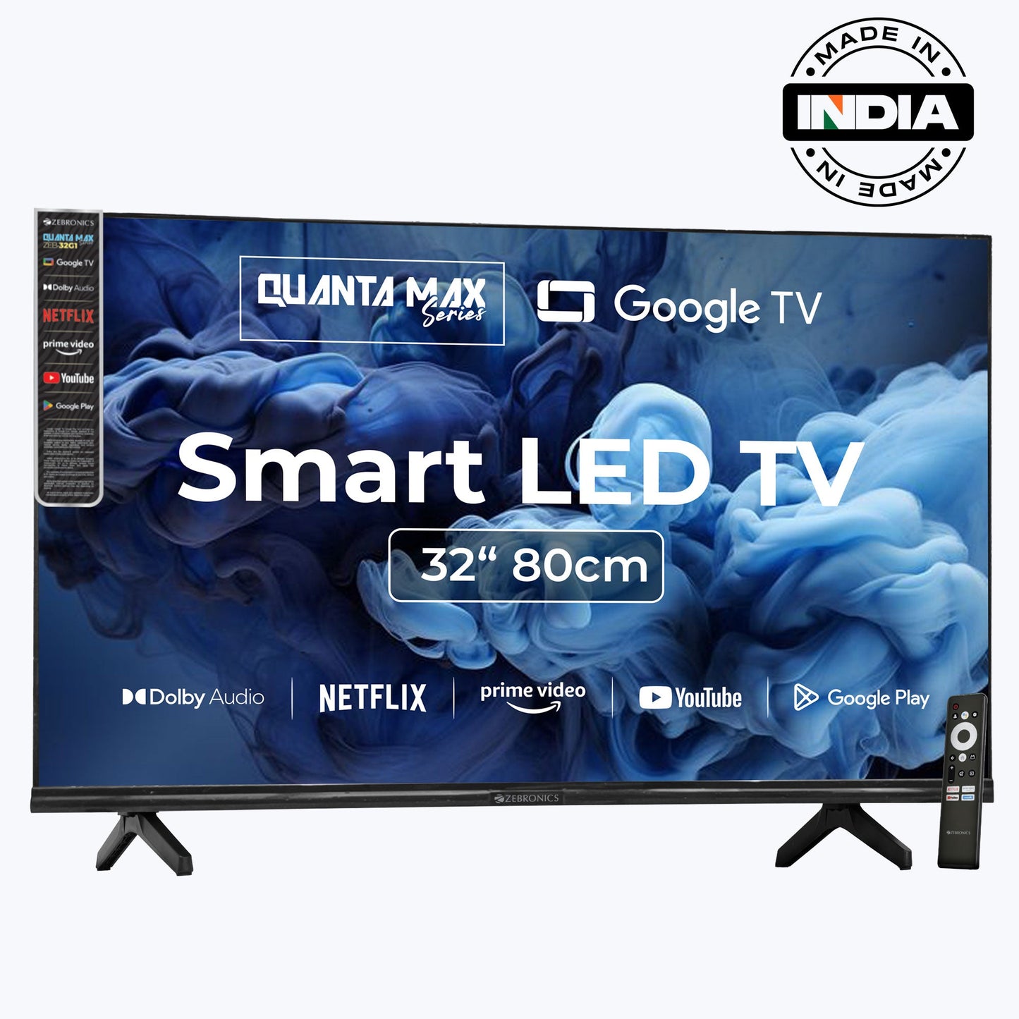 Telewizor 32 cale LED z Wi-Fi i Dolby Audio – Inteligentny Telewizor do Domu 1