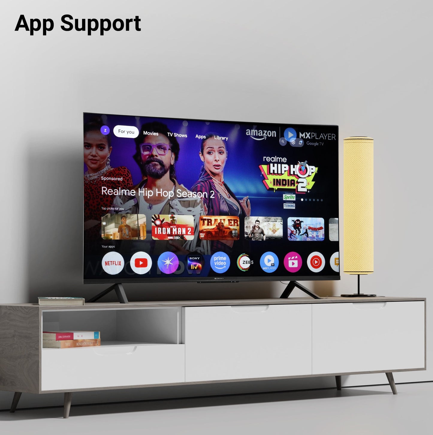 Inteligentny Telewizor 55 Cal i UHD z Google TV | Nowoczesny Design i Dolby Audio dla Wyjątkowych Wrażeń Wizualnych 3