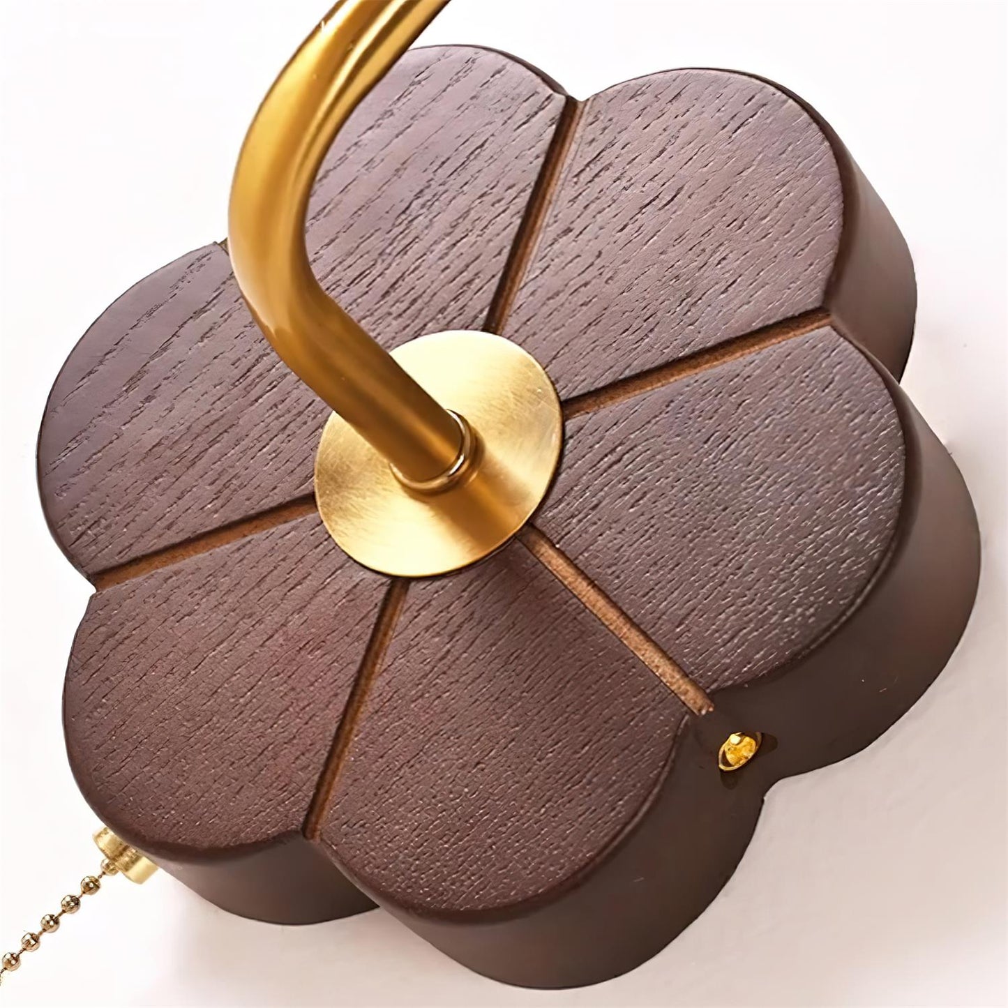 Vintage Flower Wall Sconce Lighting with Handmade Shade - Elegant Wall Lamp for Cozy Interiors