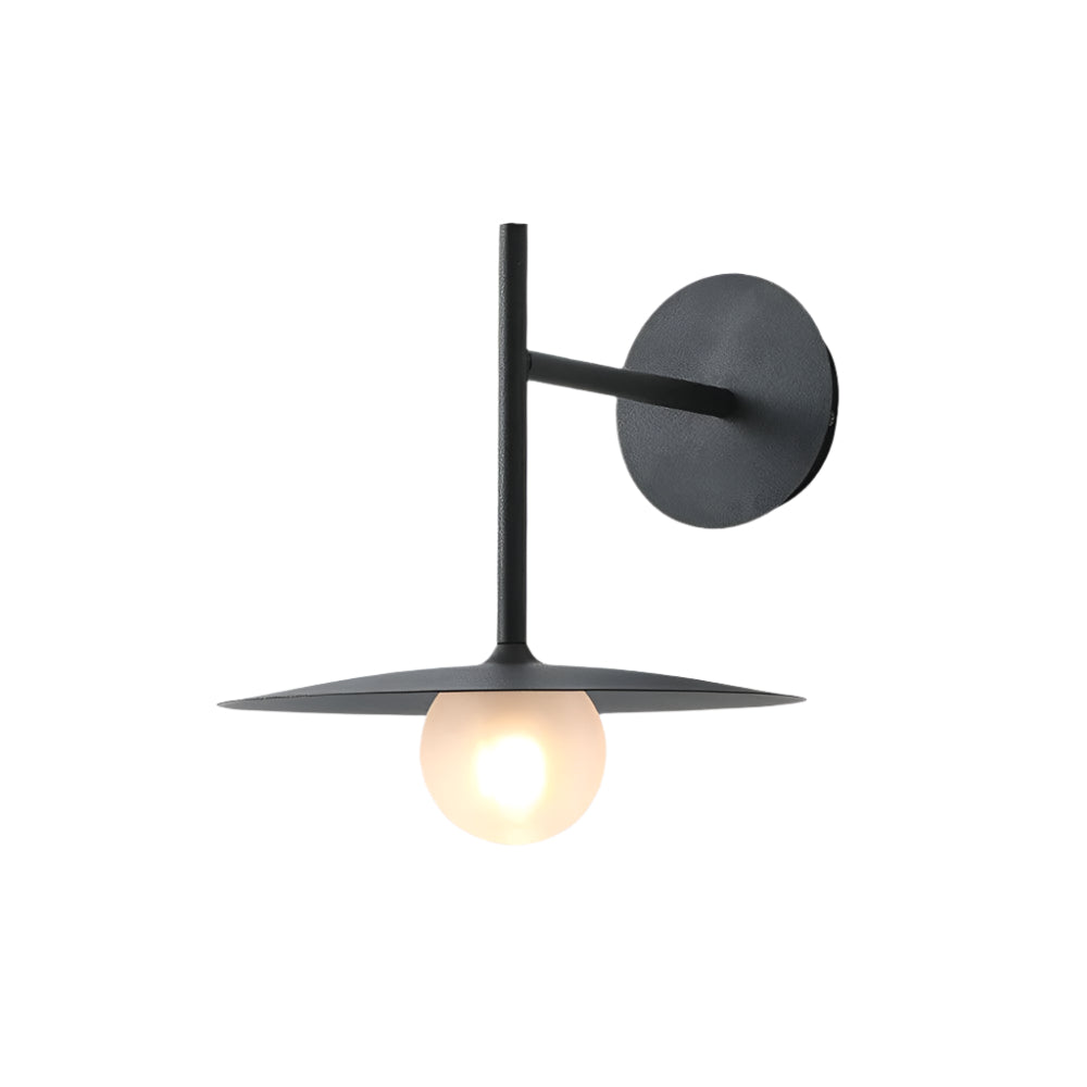 Minimalist Wall Sconce Light - Modern Wall Lamp with Glass Globe for Elegant Interior Lighting