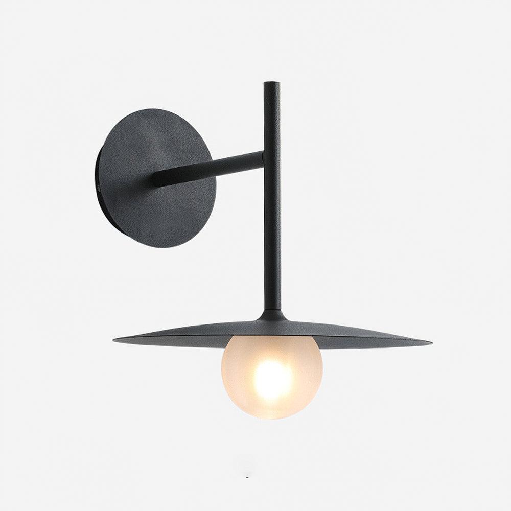 Minimalist Wall Sconce Light - Modern Wall Lamp with Glass Globe for Elegant Interior Lighting