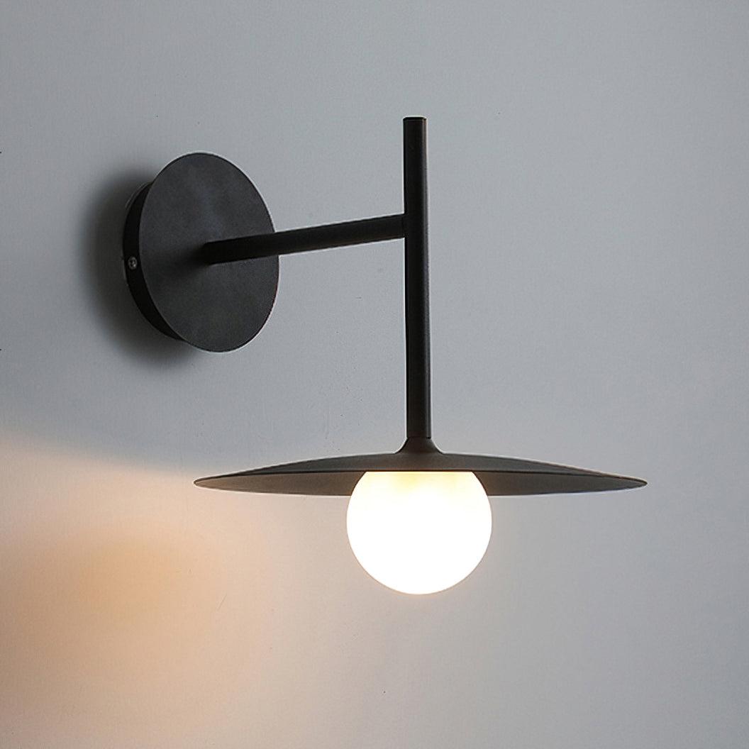 Minimalist Wall Sconce Light - Modern Wall Lamp with Glass Globe for Elegant Interior Lighting