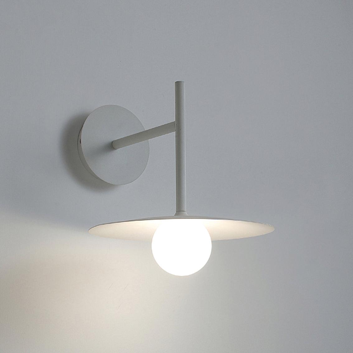 Minimalist Wall Sconce Light - Modern Wall Lamp with Glass Globe for Elegant Interior Lighting