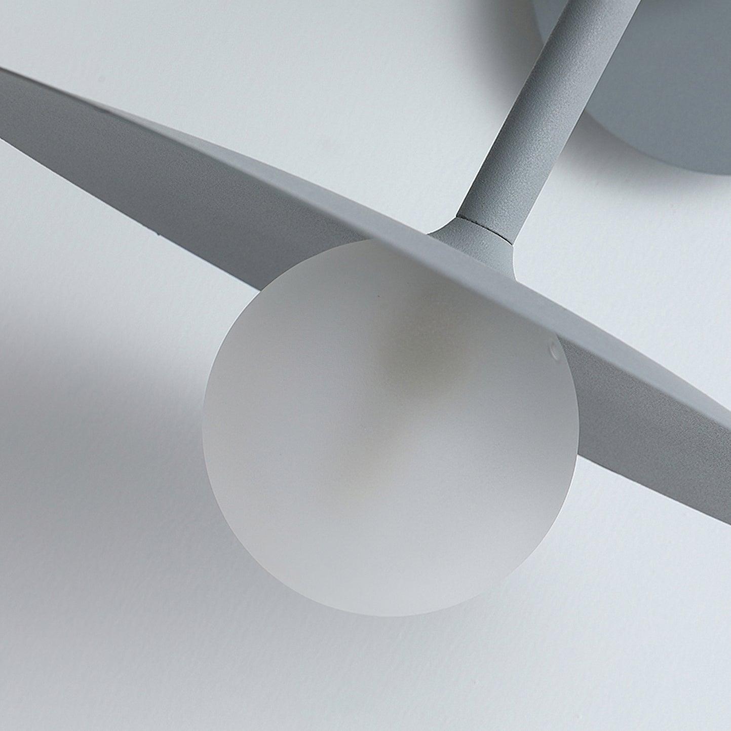 Minimalist Wall Sconce Light - Modern Wall Lamp with Glass Globe for Elegant Interior Lighting