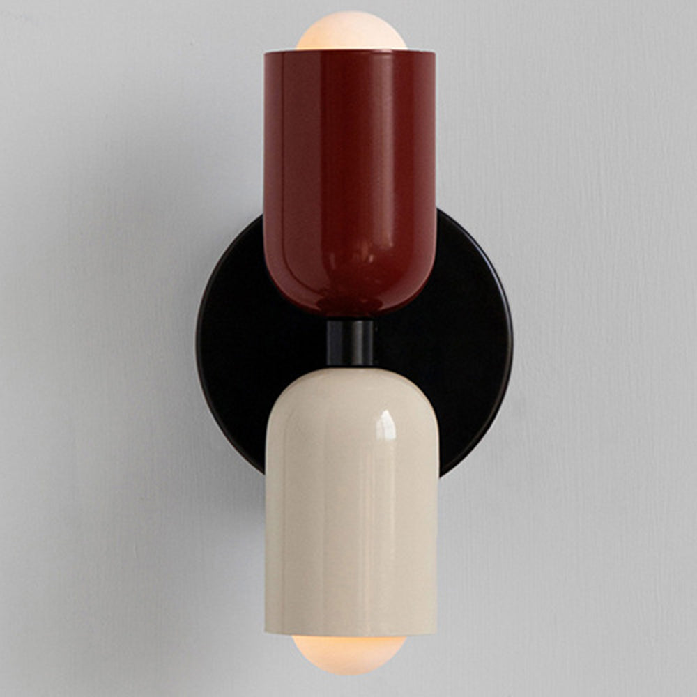 Modern Double Wall Sconce Lighting - Stylish Glass Wall Lamp for Cozy Atmosphere - Vertical Design for Living Room and Bedroom
