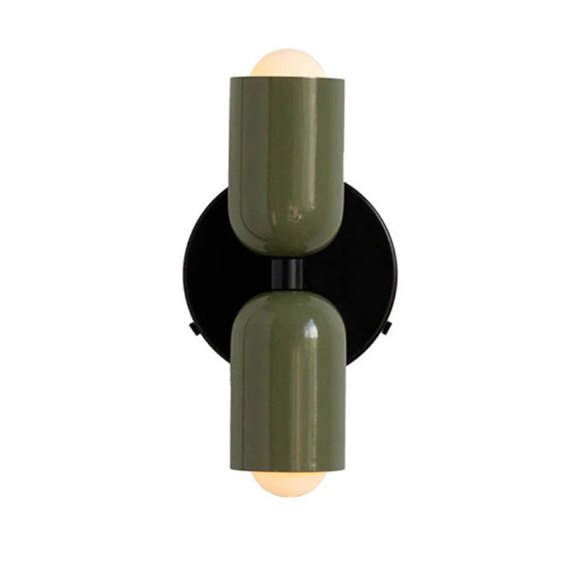 Modern Double Wall Sconce Lighting - Stylish Glass Wall Lamp for Cozy Atmosphere - Vertical Design for Living Room and Bedroom