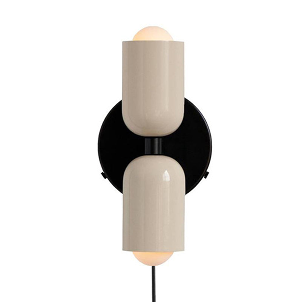 Modern Double Wall Sconce Lighting - Stylish Glass Wall Lamp for Cozy Atmosphere - Vertical Design for Living Room and Bedroom