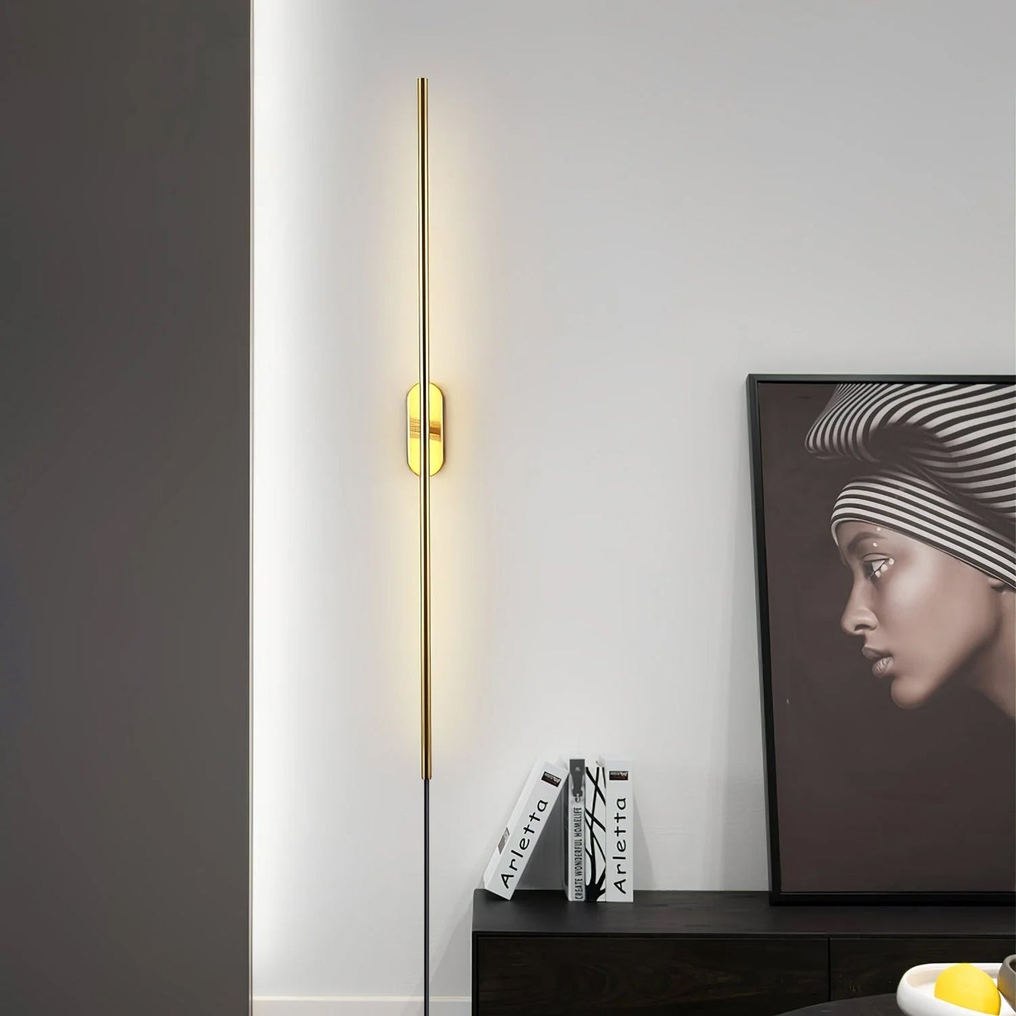 Minimalist Wall Sconce Lighting with Integrated LED - Modern Wall Lamp for Elegant Interior