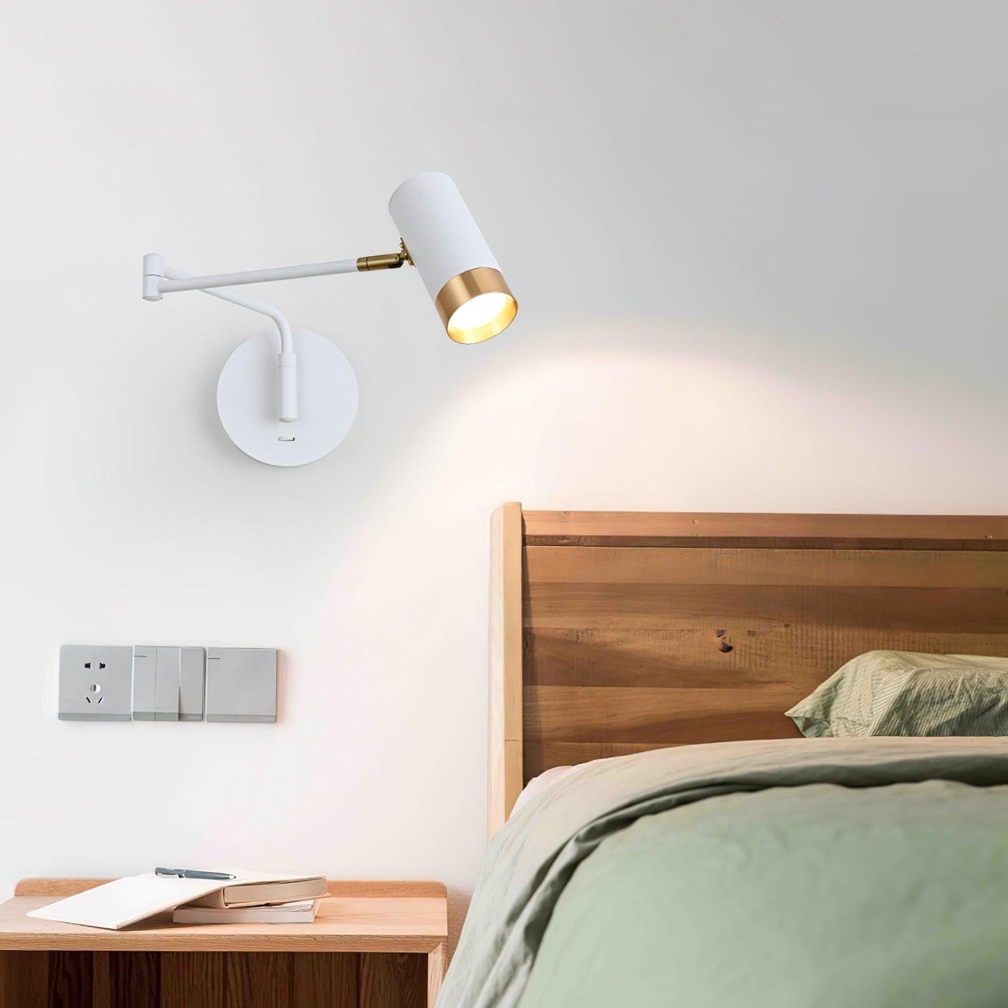 Adjustable Vintage Wall Sconce Lamp - Modern Wall Lighting for Stylish Interiors