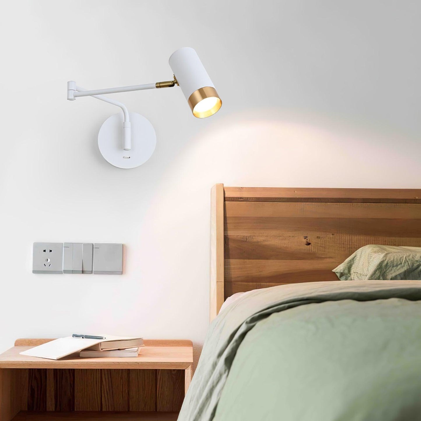 Adjustable Vintage Wall Sconce Lamp - Modern Wall Lighting for Stylish Interiors