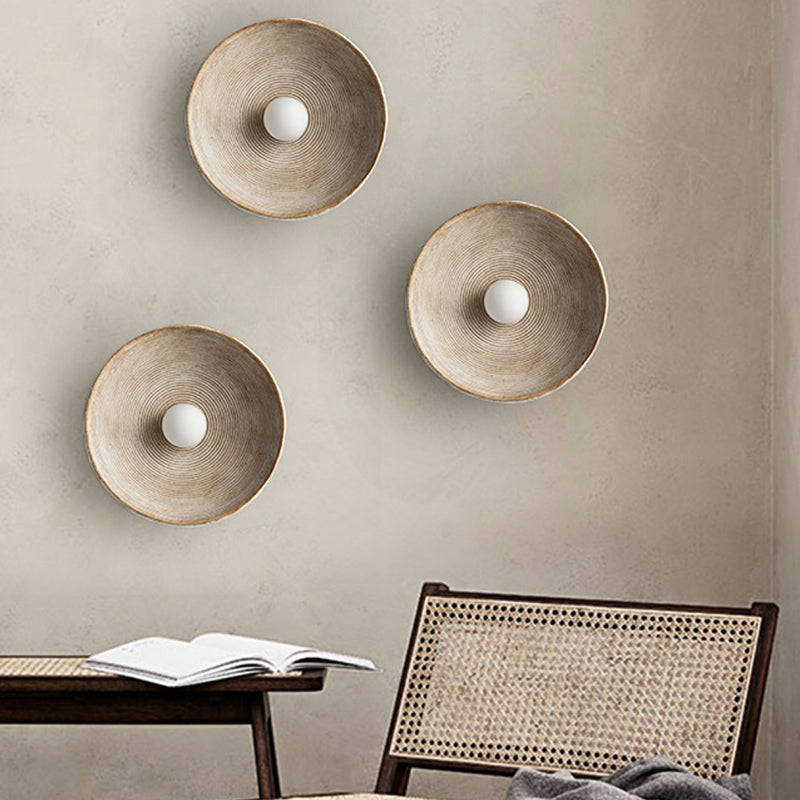 Modern Wall Sconce Lighting with Warm Glow and Ribbed Surface for Cozy Atmosphere - Ideal Wall Lamp for Living Rooms, Kitchens, and Bedrooms