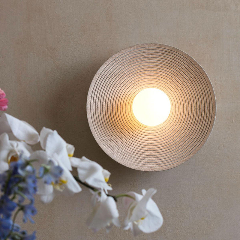 Modern Wall Sconce Lighting with Warm Glow and Ribbed Surface for Cozy Atmosphere - Ideal Wall Lamp for Living Rooms, Kitchens, and Bedrooms