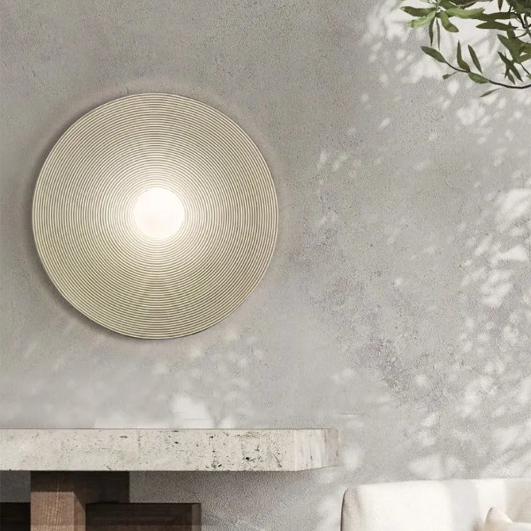 Modern Wall Sconce Lighting with Warm Glow and Ribbed Surface for Cozy Atmosphere - Ideal Wall Lamp for Living Rooms, Kitchens, and Bedrooms