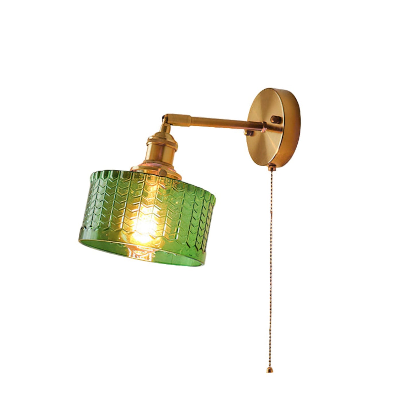 Vintage Wall Sconce Lighting with Glass Shade - Stylish Wall Lamp for Cozy Interiors
