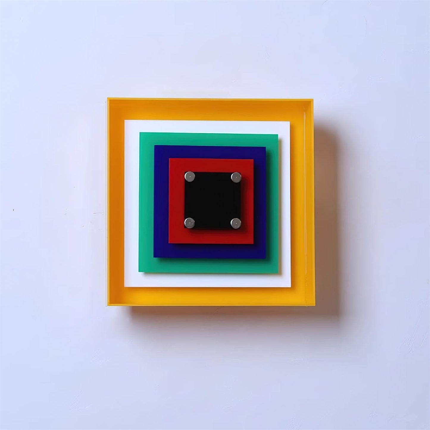 Modern Wall Sconce Lighting with Layered Acrylic Panels - Colorful Wall Lamp for Creative Spaces