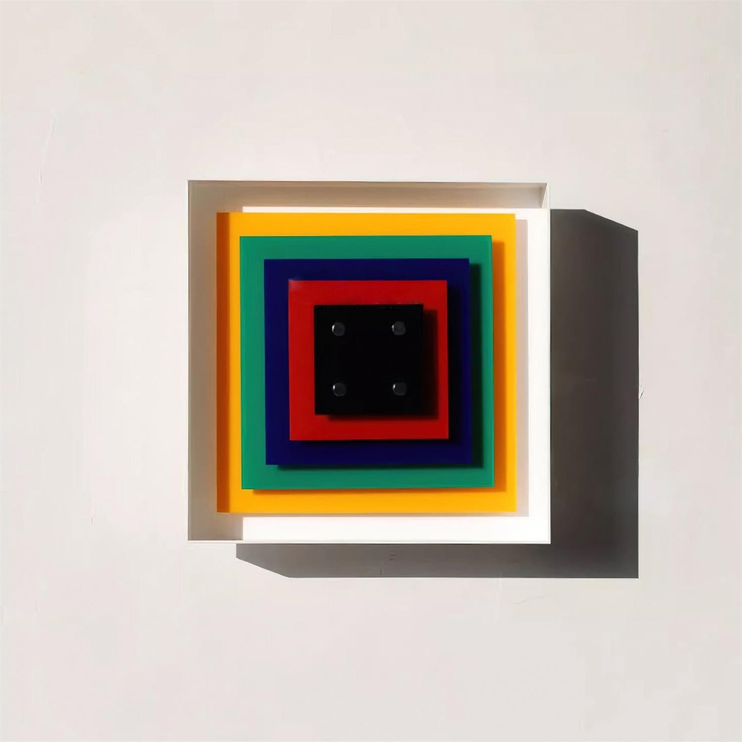 Modern Wall Sconce Lighting with Layered Acrylic Panels - Colorful Wall Lamp for Creative Spaces
