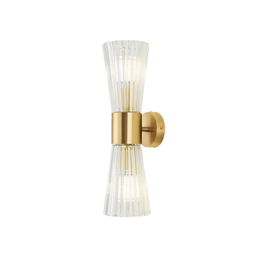 Elegant Wall Sconce Light with Unique Backplate - Stylish Wall Lamp for Bathroom and Dining Room