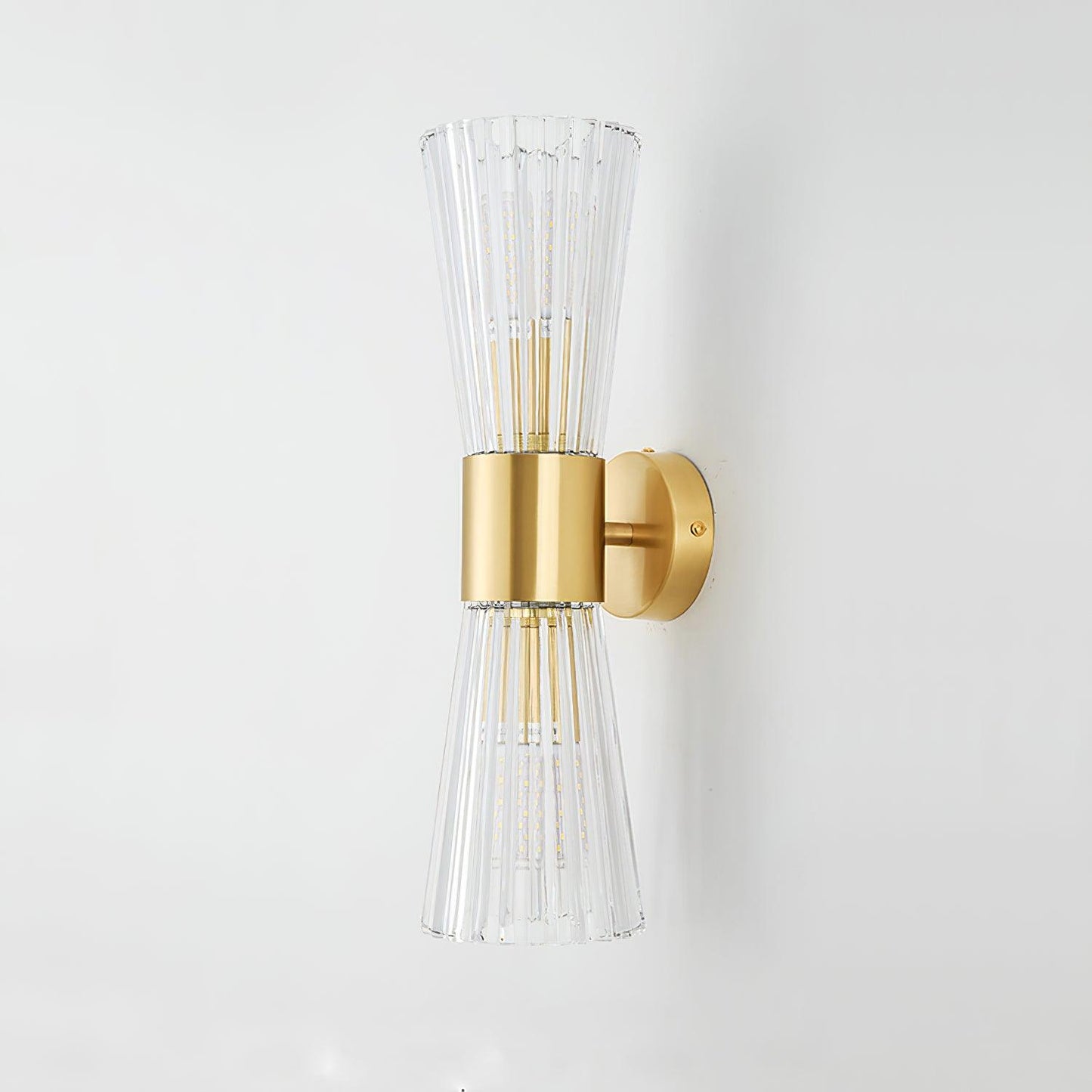 Elegant Wall Sconce Light with Unique Backplate - Stylish Wall Lamp for Bathroom and Dining Room