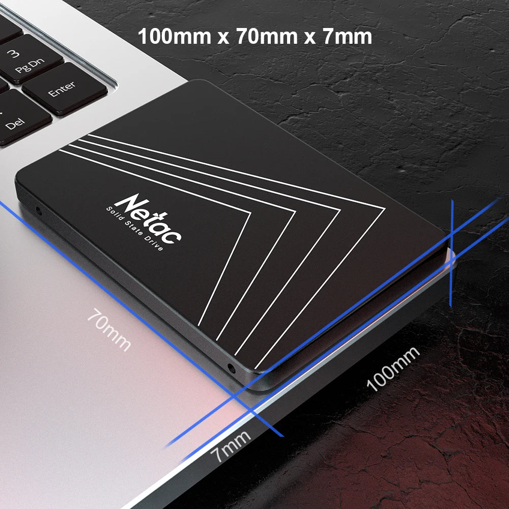Netac SATA3 SSD 2,5'' 2TB 1TB HD pevný disk SATA HDD 512GB 256GB 128GB 480GB 960GB interní SSD pevný disk pro notebooky