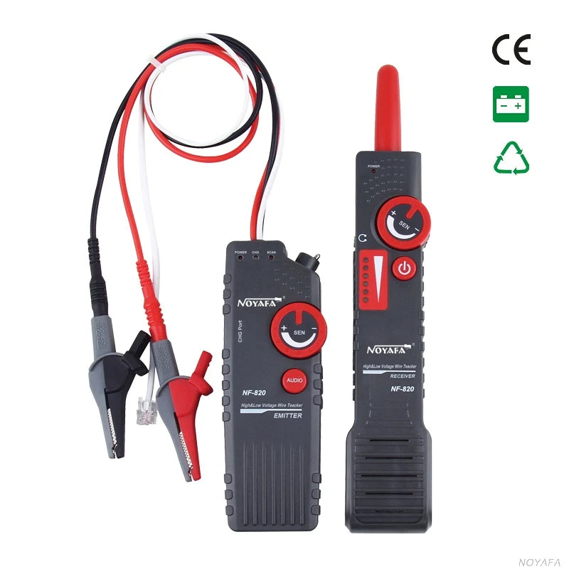 Noyafa NF-820 Cable Tracker – Efficient Underground Wire Locator with Adjustable Signal Strength 6