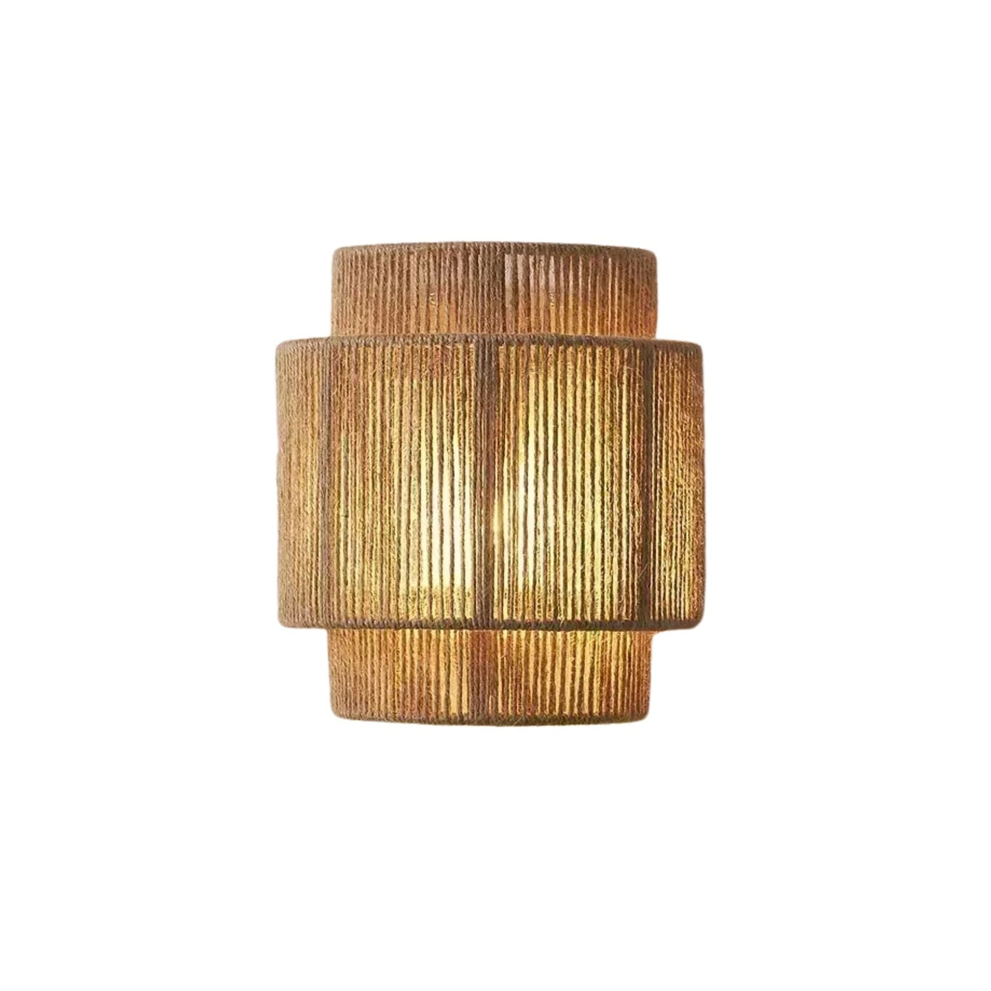 Ozu | Hemp rope wall lamp with LED lighting | Stylish lighting for peaceful interiors