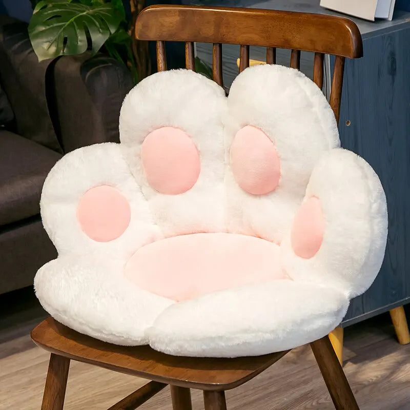 Peluche patte de chat kawaii 70*60cm, coussin de sol doux et mignon, pour chaise, canapé, coussin pour la sieste à la maison ou au bureau. 4