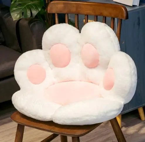Peluche patte de chat kawaii 70*60cm, coussin de sol doux et mignon, pour chaise, canapé, coussin pour la sieste à la maison ou au bureau. 5