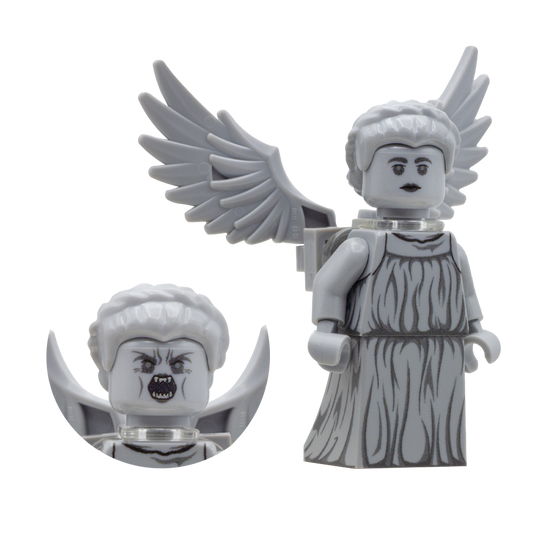 Weeping Angel | Moving Minifigure with Double-Sided Head | Unique Collectible for Fun