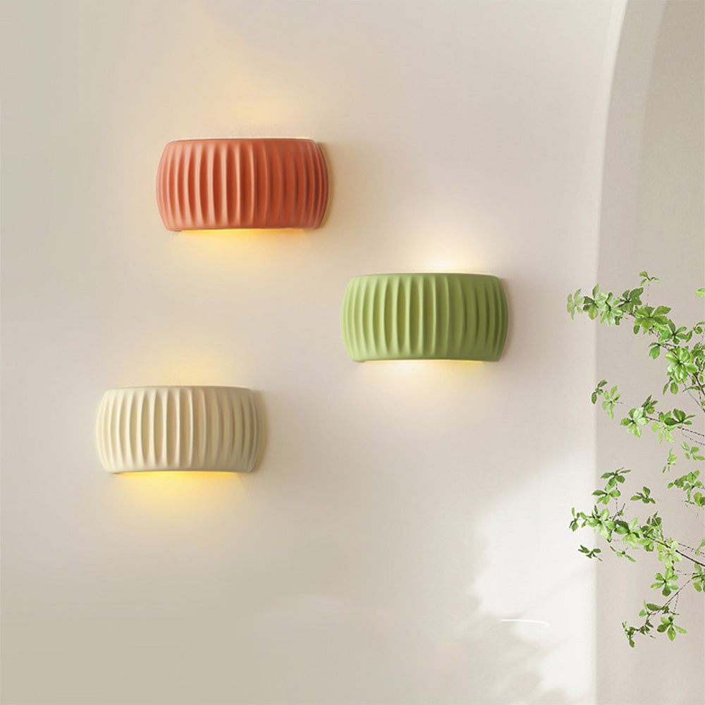 Modern Resin Wall Sconce Lighting - Soft Light Wall Lamp for Scandinavian and Industrial Interiors - G9 Compatible, 13cm Height
