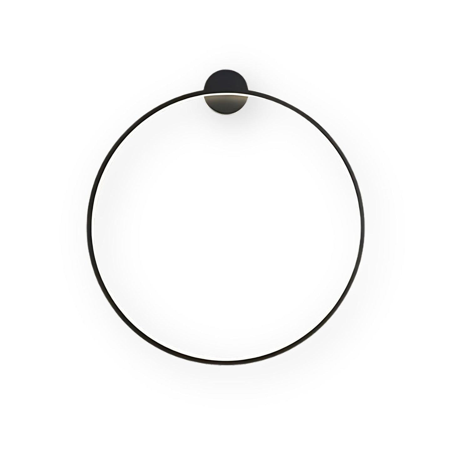 Modern Round LED Ceiling Light Fixture with Adjustable Brightness for Elegant Interiors