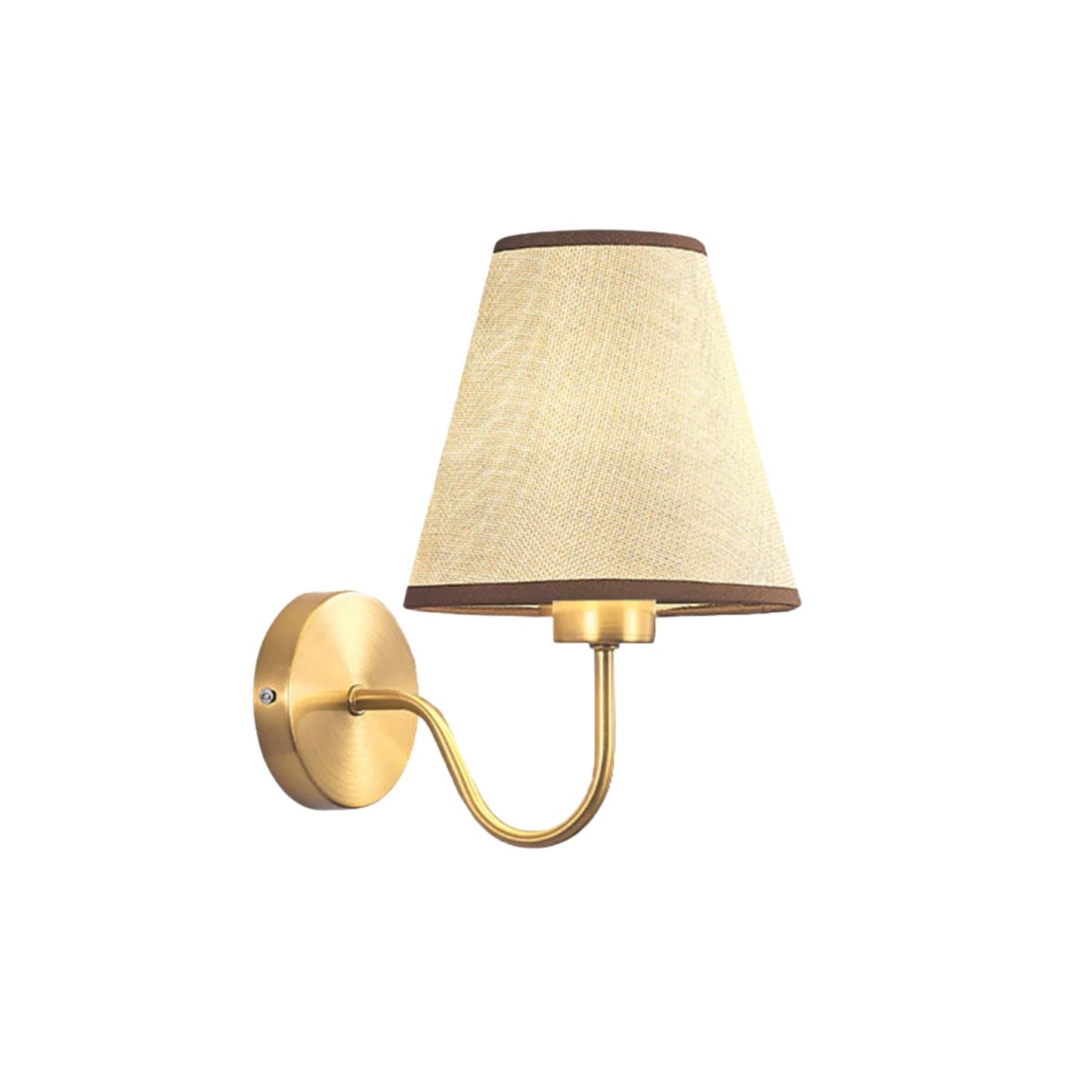 Rustic Wall Lamp with Natural Fibers and Iron Base | Warm Atmosphere for Country Interiors