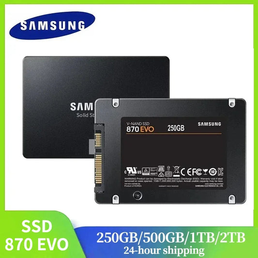 SAMSUNG SSD 870 EVO 1TB 2TB 250GB 500GB interní SSD disk HDD SATA3 2,5palcový notebook stolní počítač MLC disco duro