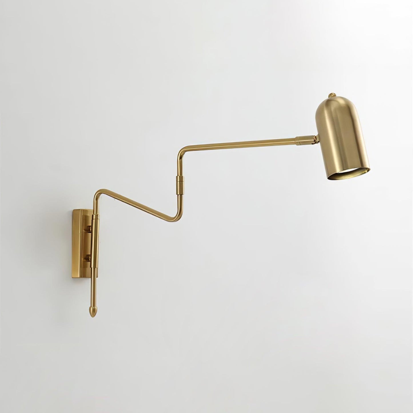 Sarento Adjustable Wall Sconce Light - Modern Gold and Black Wall Lamp for Reading and Atmosphere