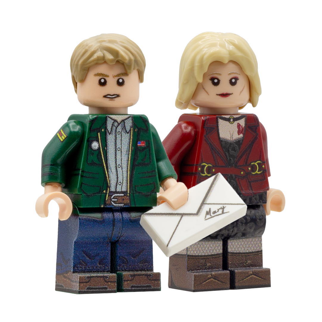 Custom LEGO Minifigures Set Inspired by Silent Hill with 3D Printed Accessories - Horror LEGO Figures